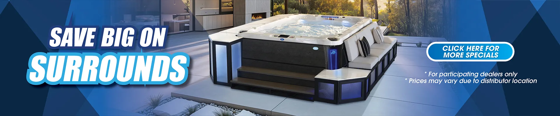 Calspas hot tub being used in a family setting - Columbia