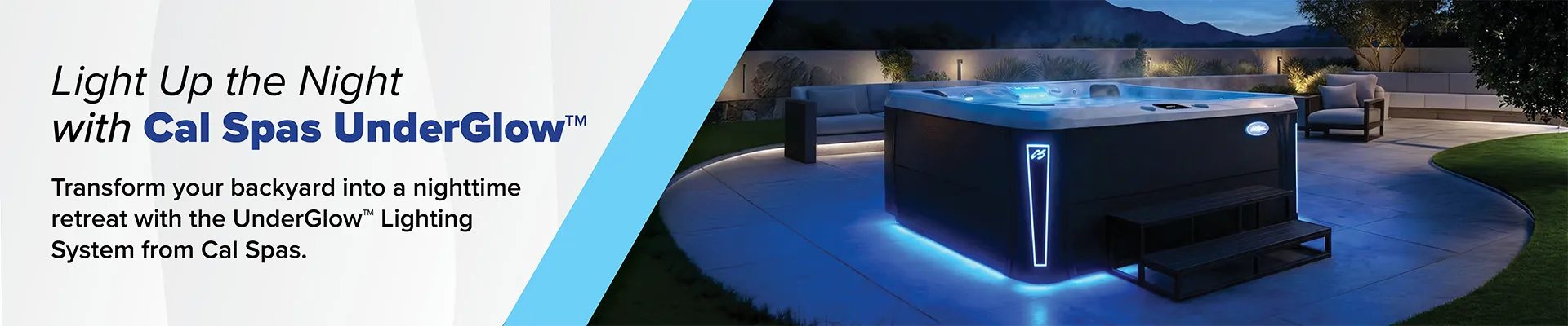 Calspas hot tub being used in a family setting - Columbia